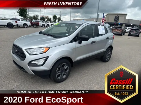 Silver 2020 Ford EcoSport S for sale in Cedar Rapids, IA