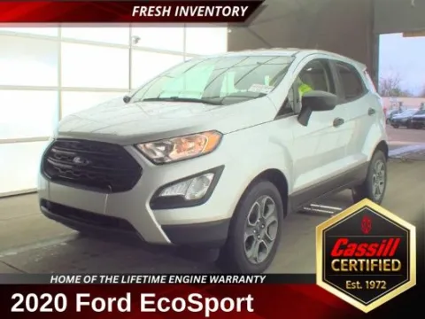 Silver 2020 Ford EcoSport S for sale in Cedar Rapids, IA