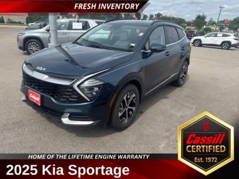 Blue 2025 Kia Sportage Hybrid EX for sale in Cedar Rapids, IA