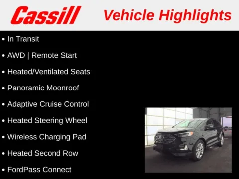 Another view of 2022 Ford Edge Titanium for sale in Cedar Rapids, IA at Cassill Motors