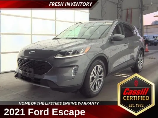Gray 2021 Ford Escape Hybrid SEL for sale in Cedar Rapids, IA