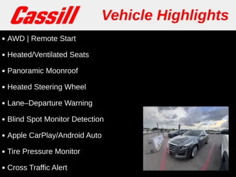 Another view of 2016 Cadillac CTS 2.0L Turbo Luxury for sale in Cedar Rapids, IA at Cassill Motors