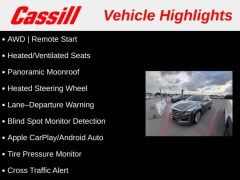 Another view of 2016 Cadillac CTS 2.0L Turbo Luxury for sale in Cedar Rapids, IA at Cassill Motors