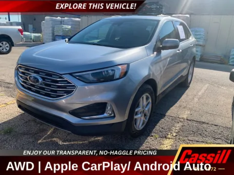Silver 2022 Ford Edge SEL for sale in Cedar Rapids, IA