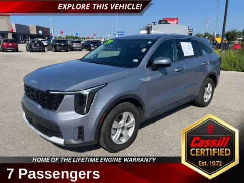Silver 2024 Kia Sorento LX for sale in Cedar Rapids, IA