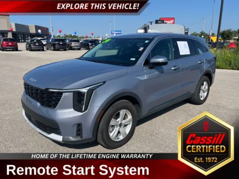 Silver 2024 Kia Sorento LX for sale in Cedar Rapids, IA