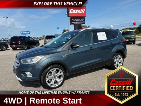 Green 2019 Ford Escape Titanium for sale in Cedar Rapids, IA