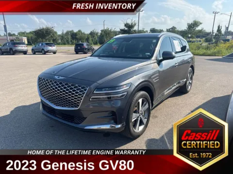 Gray 2023 Genesis GV80 3.5T for sale in Cedar Rapids, IA
