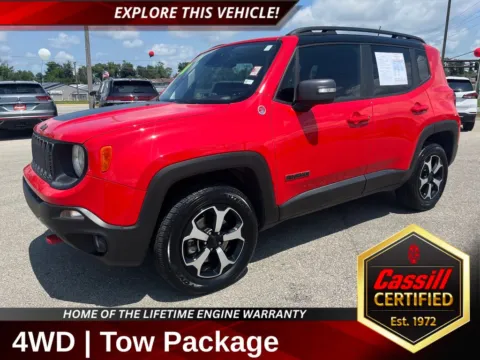Red 2020 Jeep Renegade Trailhawk for sale in Cedar Rapids, IA
