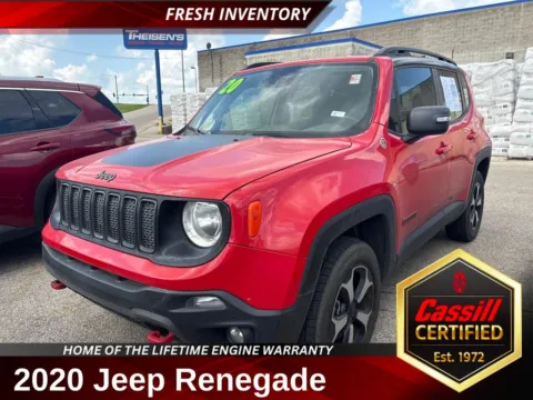 Red 2020 Jeep Renegade Trailhawk for sale in Cedar Rapids, IA