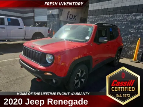 Red 2020 Jeep Renegade Trailhawk for sale in Cedar Rapids, IA