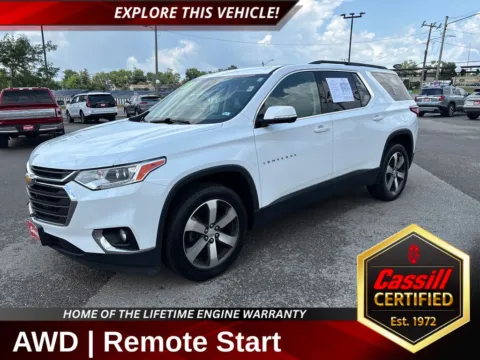 White 2020 Chevrolet Traverse 3LT for sale in Cedar Rapids, IA