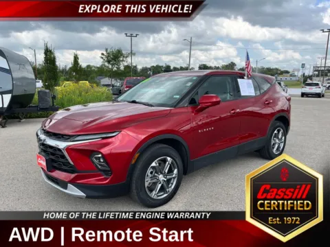 Red 2023 Chevrolet Blazer LT for sale in Cedar Rapids, IA