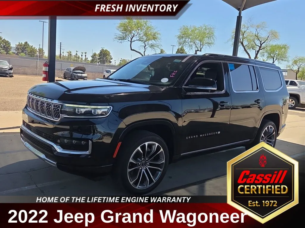Black 2022 Jeep Grand Wagoneer Series III for sale in Cedar Rapids, IA