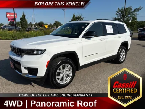 White 2023 Jeep Grand Cherokee L Limited for sale in Cedar Rapids, IA
