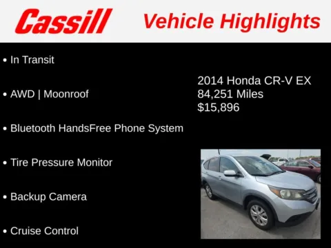 Another view of 2014 Honda CR-V EX for sale in Cedar Rapids, IA at Cassill Motors