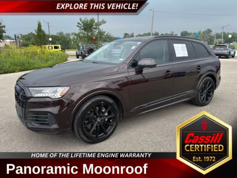 Brown 2021 Audi Q7 55 Prestige for sale in Cedar Rapids, IA