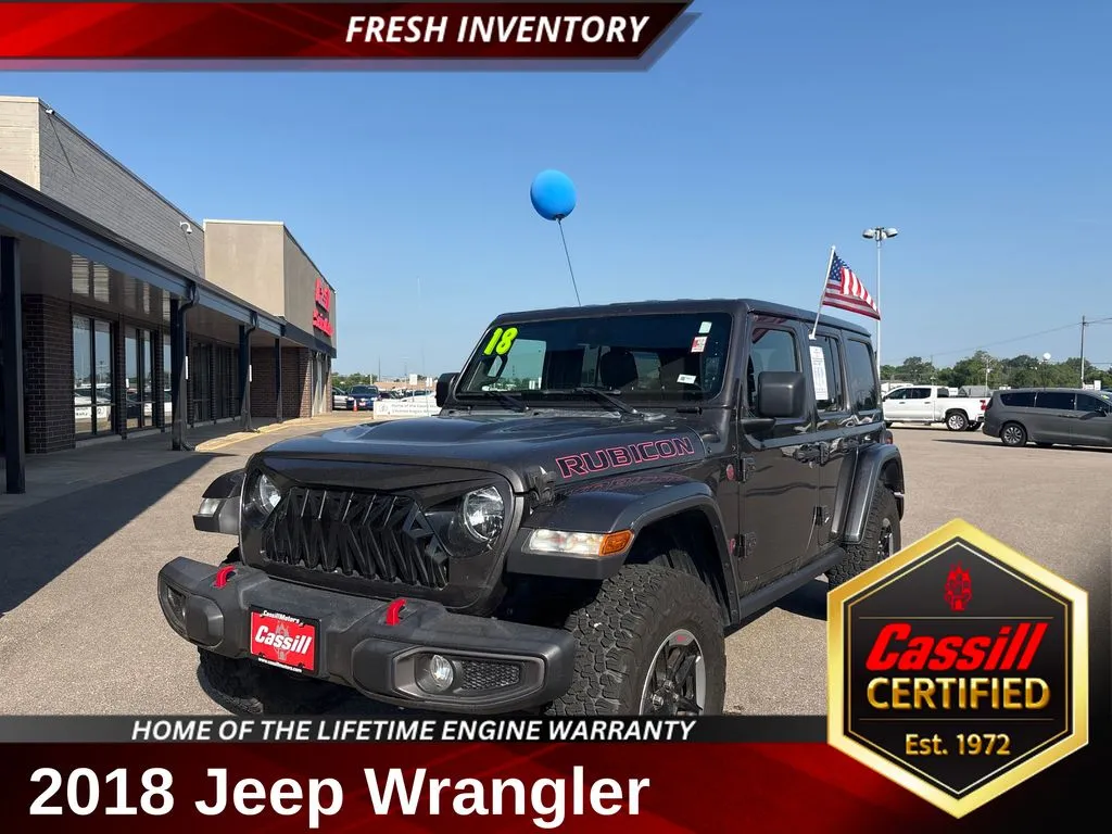 Unknown 2018 Jeep Wrangler Unlimited Rubicon for sale in Cedar Rapids, IA