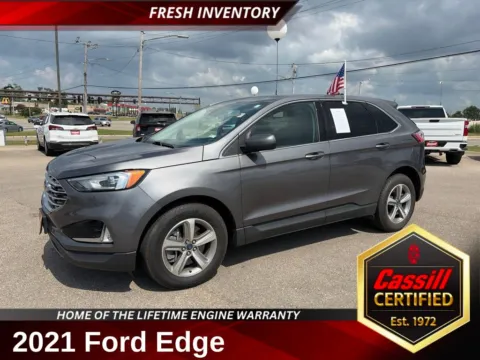 Gray 2021 Ford Edge SEL for sale in Cedar Rapids, IA