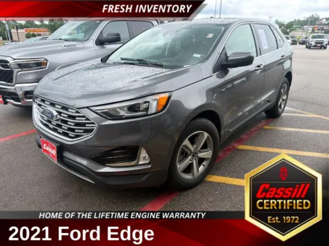 Gray 2021 Ford Edge SEL for sale in Cedar Rapids, IA