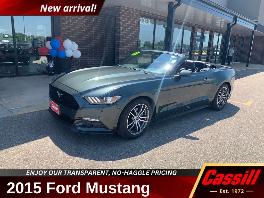 2015 Ford Mustang EcoBoost Premium for sale in Cedar Rapids, IA