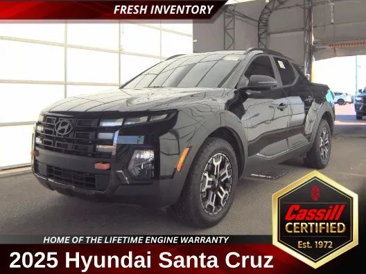 Black 2025 Hyundai Santa Cruz XRT for sale in Cedar Rapids, IA