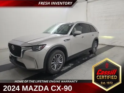 Gray 2024 Mazda CX-90 PHEV Preferred for sale in Cedar Rapids, IA