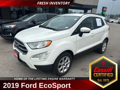White 2019 Ford EcoSport SE for sale in Cedar Rapids, IA