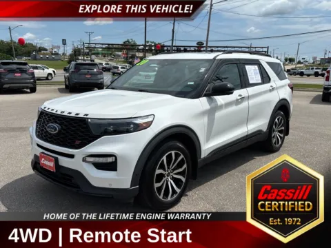 White 2020 Ford Explorer ST for sale in Cedar Rapids, IA