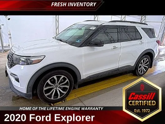 White 2020 Ford Explorer ST for sale in Cedar Rapids, IA