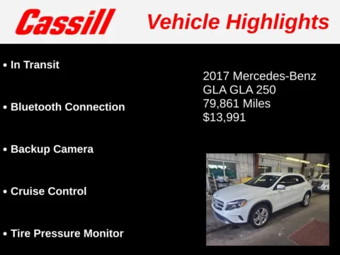 Another view of 2017 Mercedes-Benz GLA 250 for sale in Cedar Rapids, IA at Cassill Motors