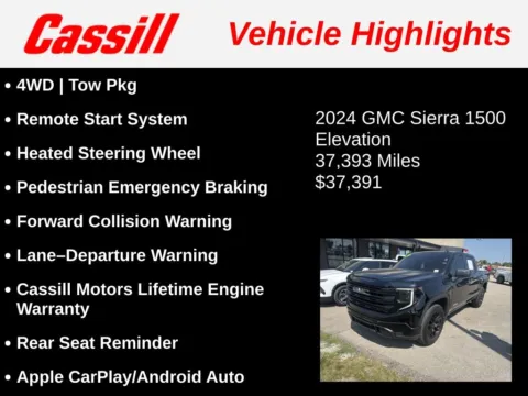 Another view of 2024 GMC Sierra 1500 Elevation for sale in Cedar Rapids, IA at Cassill Motors