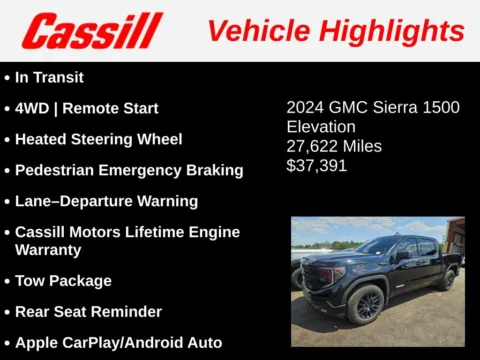 Another view of 2024 GMC Sierra 1500 Elevation for sale in Cedar Rapids, IA at Cassill Motors
