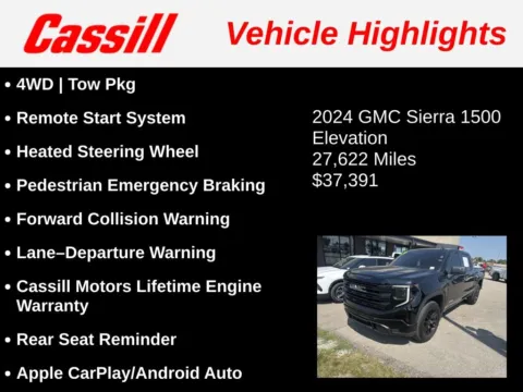 Another view of 2024 GMC Sierra 1500 Elevation for sale in Cedar Rapids, IA at Cassill Motors