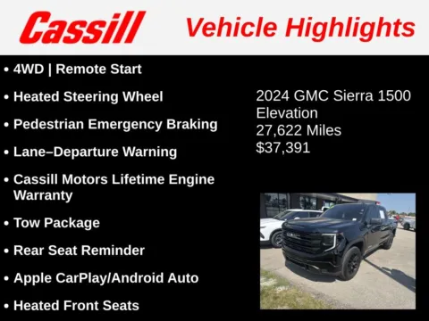 Another view of 2024 GMC Sierra 1500 Elevation for sale in Cedar Rapids, IA at Cassill Motors