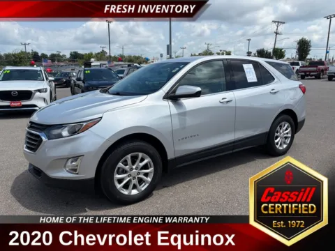 Silver 2020 Chevrolet Equinox LT for sale in Cedar Rapids, IA