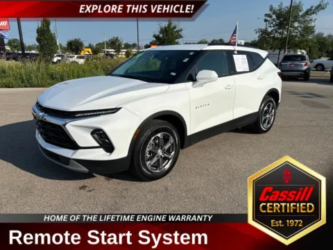 White 2024 Chevrolet Blazer LT for sale in Cedar Rapids, IA