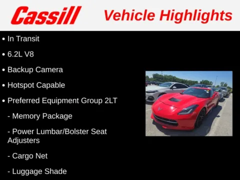 Another view of 2015 Chevrolet Corvette Stingray Z51 for sale in Cedar Rapids, IA at Cassill Motors