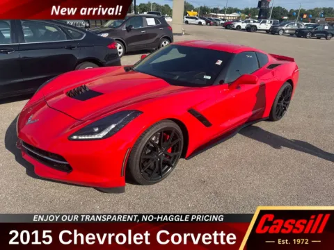 Red 2015 Chevrolet Corvette Stingray Z51 for sale in Cedar Rapids, IA
