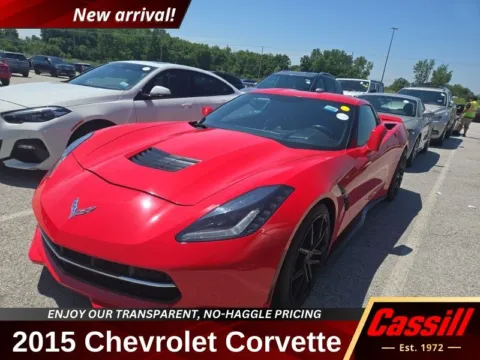 Red 2015 Chevrolet Corvette Stingray Z51 for sale in Cedar Rapids, IA