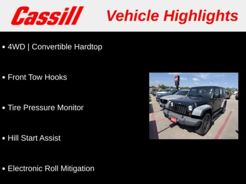 Another view of 2011 Jeep Wrangler Unlimited Sport for sale in Cedar Rapids, IA at Cassill Motors