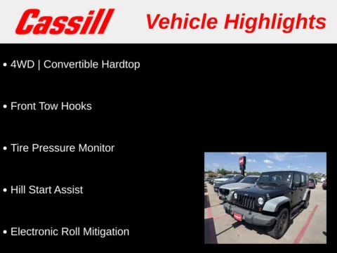 Another view of 2011 Jeep Wrangler Unlimited Sport for sale in Cedar Rapids, IA at Cassill Motors