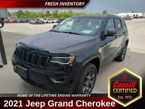 Black 2021 Jeep Grand Cherokee Limited for sale in Cedar Rapids, IA