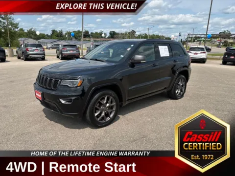 Black 2021 Jeep Grand Cherokee Limited for sale in Cedar Rapids, IA