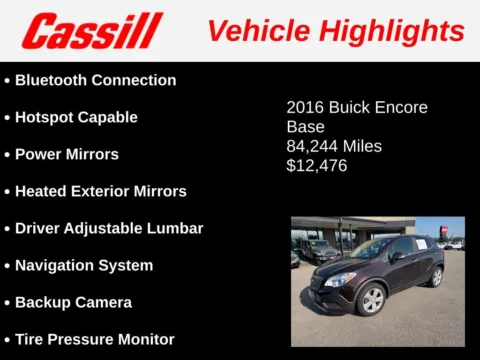 Another view of 2016 Buick Encore for sale in Cedar Rapids, IA at Cassill Motors