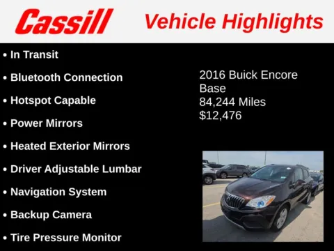 Another view of 2016 Buick Encore for sale in Cedar Rapids, IA at Cassill Motors