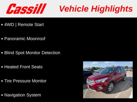 Another view of 2017 Ford Escape Titanium for sale in Cedar Rapids, IA at Cassill Motors