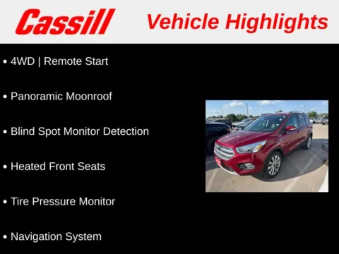 Another view of 2017 Ford Escape Titanium for sale in Cedar Rapids, IA at Cassill Motors