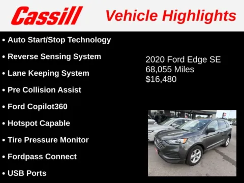 Another view of 2020 Ford Edge SE for sale in Cedar Rapids, IA at Cassill Motors