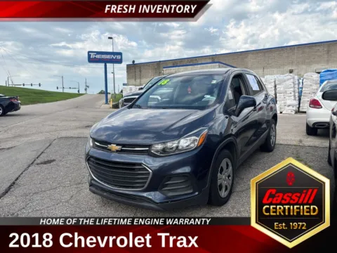 Blue 2018 Chevrolet Trax LS for sale in Cedar Rapids, IA